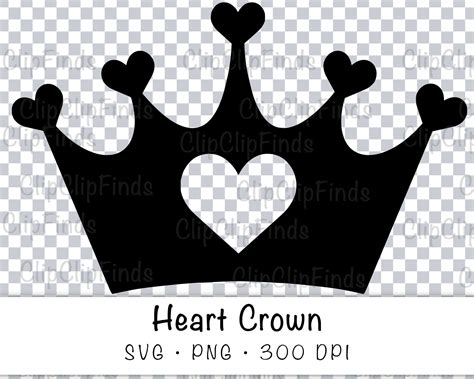 Download Free I Crown You The Queen Of My Heart SVG Cameo